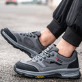 New Arrival Men's Casual Breathable Safety Shoes Steel Toe Non-Slip Work Boots Comfortable Hiking Running Shoes Summer Winter