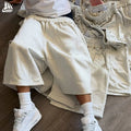 Custom 100% Cotton Baggy Blank Sweat Shorts Men Heavyweight Casual Joggers Knitted Loose Men's Long Shorts De Hombre