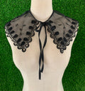 Fashion Lady Black & White Pattern Neck Collar Lace for Elegant Embroidery Collar