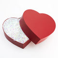 Custom Printed Eco-friendly Cardboard Heart Shaped Gift Boxes with Embossing and I Love You MOM Flower Design for Mothers Day