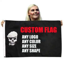 Customized logo Personalized Banner Customized Advertisement Digital Printing 3x5Ft Customized Flag