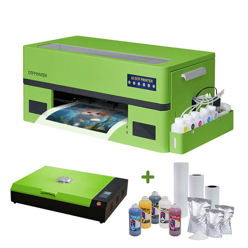 A3/A4 30cm 40cm DTF Oven Print Width A3 Size DTF Printer with Oven Dtf Desktop Oven