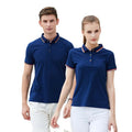 Custom Polo T-Shirts Unisex Plain 100% Cotton Wholesale Short Sleeve T-Shirts Men's Blank Polo Shirt
