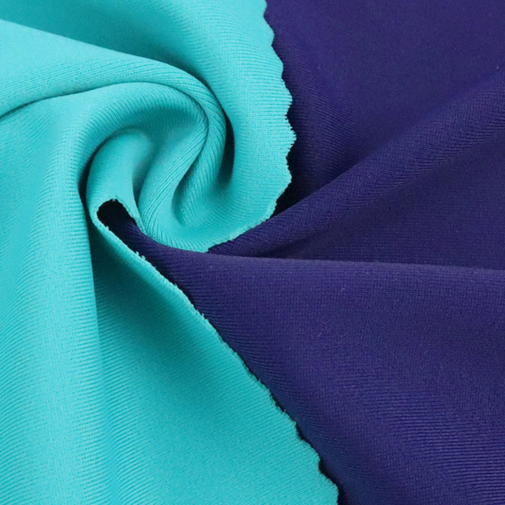 Stock Lots Breathable Nylon Matte Soft Spandex Warp High-elasticity Knitted Fabric for Making Yoga Leggings