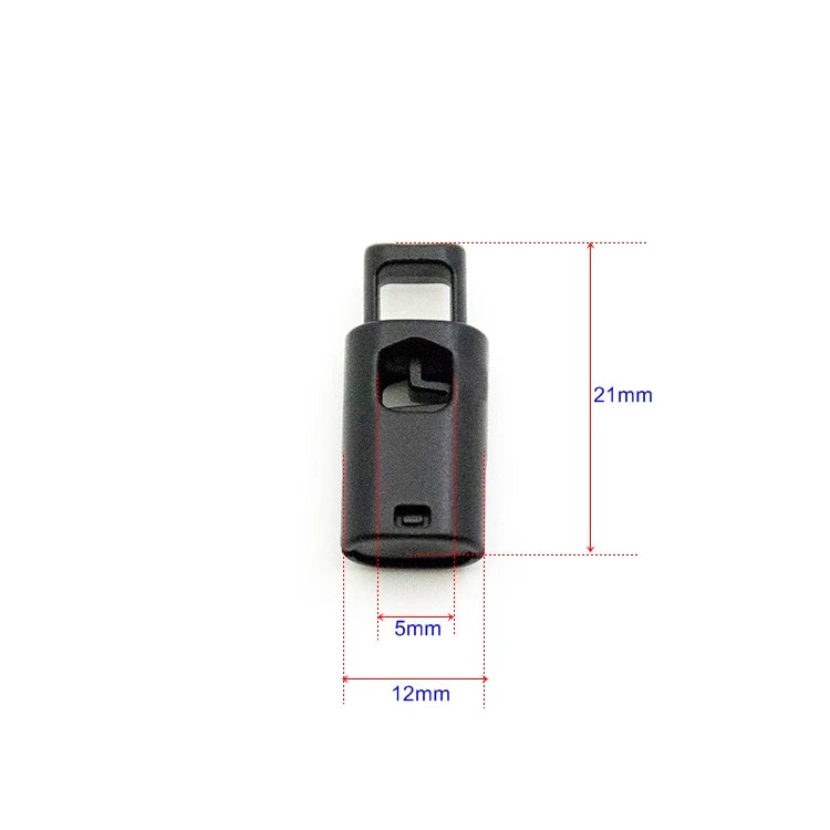 Hole Sale 21x12x8.8mm Plastic Cord Lock Toggle Clip Sportswear Stopper