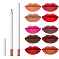 Private Label High Pigment 22 Color Matte Lip Liner Pen Vegan Cruelty Free Long Lasting Waterproof Lipliner Pencil