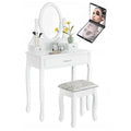 Hot Sales Wood Dressing Set Table with Stool