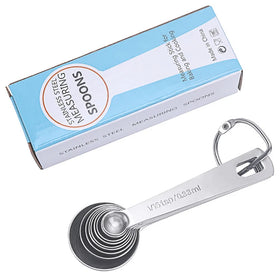 Top Seller Measuring Spoon Hot Selling Stainless Steel Round Baking Scale Measuring Seasoning Cooking Spoon Set