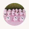 Pigs Mini Miniature Figurine Fairy Garden Doll House Decor Micro Landscape Kawaii Accessories