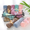 Thickened Youth Pie Microfiber Hand Towel Embroidery Small Daisy Beauty Salon Absorbent Face Bath Towel Wholesale