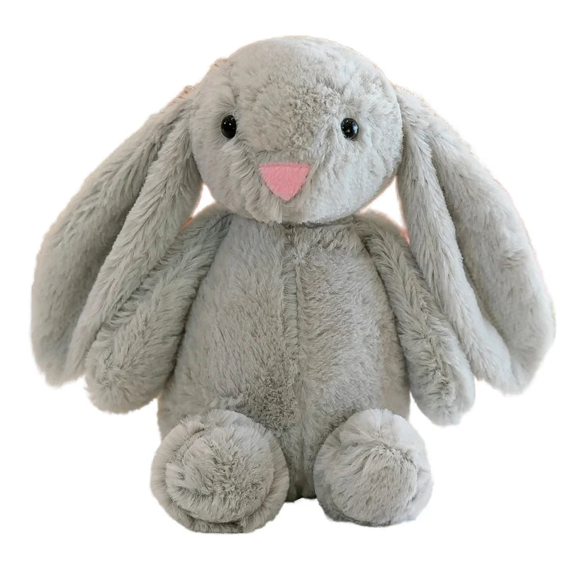 Factory Wholesale Cute Long Ear Rabbit Stuffed Animal Toys Custom Cheap Soft Bunny Plush Toy PP Cotton Filling Mesh for Gift