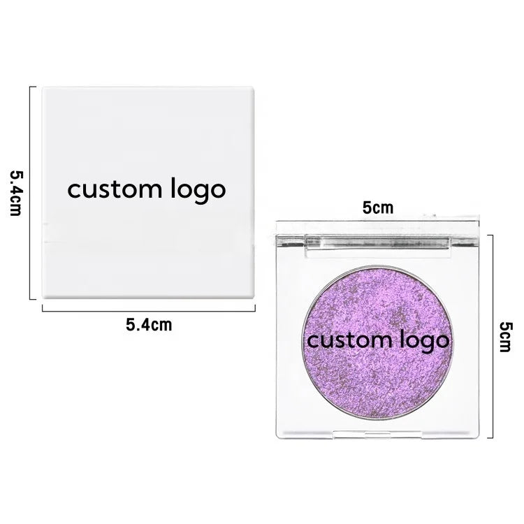 Wholesale Diamond Glow Holographic Highlighter Makeup Palette Custom Logo Duo-Chrome Highlighter