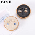 DIGU Wholesale Customized Round Jewellery  Round Trays Stackable Jewelry Ring Display Tray
