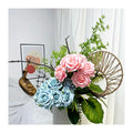 Meiyuan 7 Heads Big Corner Rose Flower Manufacturers' DIY Silk Bouquet Mother's Day Birthday Valentine's Day