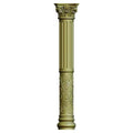 25cm X 350cm Vertical Stripes Roman Column Molds for Sale