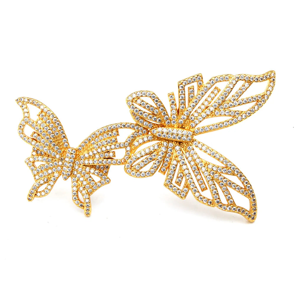 Butterfly designer women brooches and pins pins custom fashion brooch for ladies popular brands jewelry wholesale crystal
