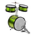 Kids Children Junior Beginners 3-Piece Drum Set Drums Kit Percussion Musical Instrument with Cymbal Drumsticks Adjustable Stool