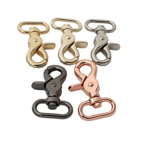 Nolvo World 20Mm 25Mm 32Mm 38Mm Metal Gold Silver Bag Buckle Lobster Clasp Purse Hook Dog Hook Trigger Swivel Snap Hook for Bag