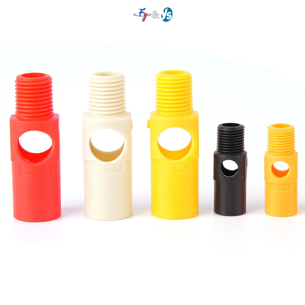 YS Top Mini 1/4" Plastic Mixing Flow Jet Venturi Injector Nozzle Washing Tank Spray Eductor  Venturi Eductor