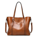 Classic South America Leather Hand Bag Fashion Large Capacity Shoulder Bag Elegant Hand Bag