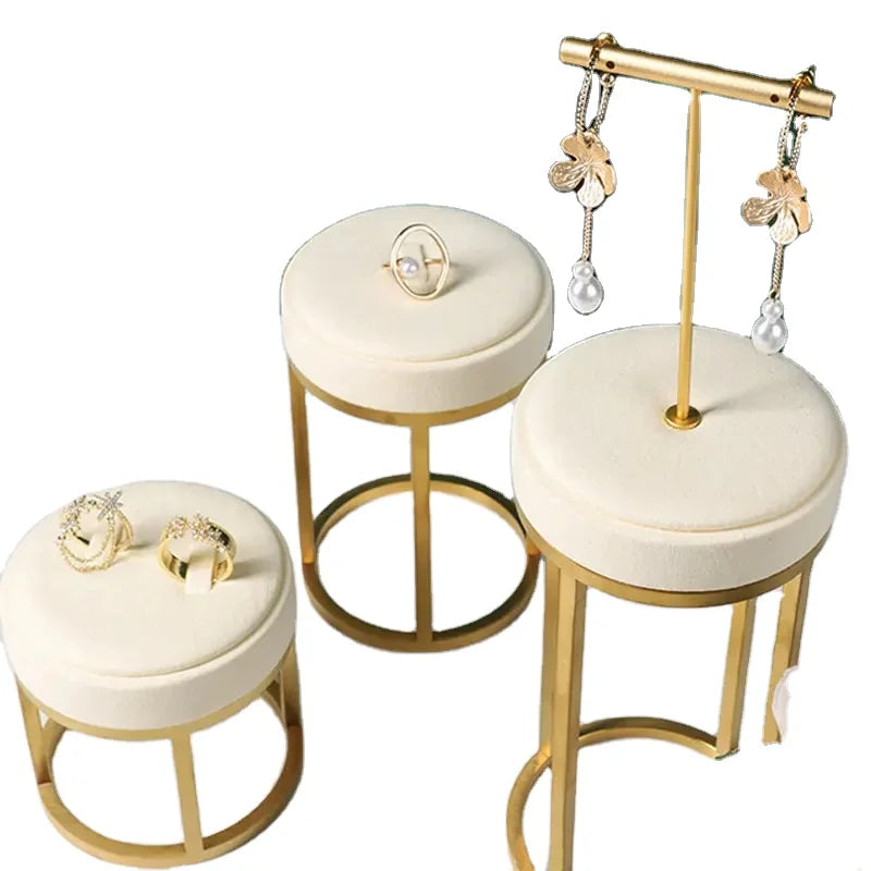 Factory Custom Luxury Metal Organizer Jewelry Display Necklace Jewelry Display Stand for Jewelry Store