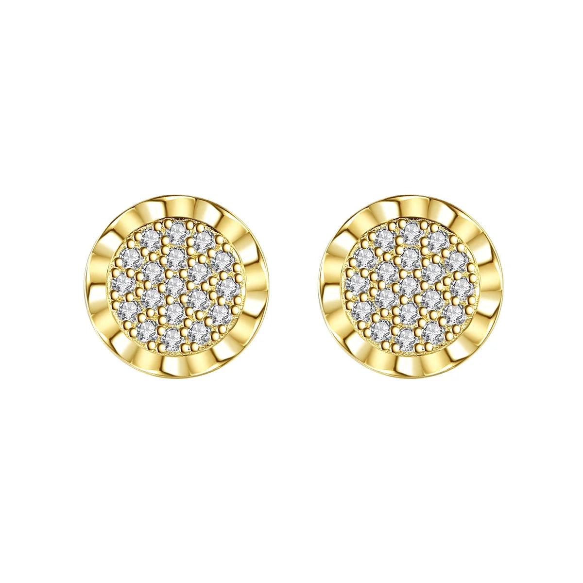 CZCITY Earing Fashion Korean Silver Style Gold Design New Latest Holiday Modern Japan Ear Round Earring