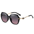 Retro Big Cat Eye Frames Gradient PhotochromicOversized Polarized Glasses Sunglasses