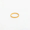 Joolim Jewelry Wholesale 18K Gold Plated Rivet Dainty Stainless Steel Rings for Women Rings