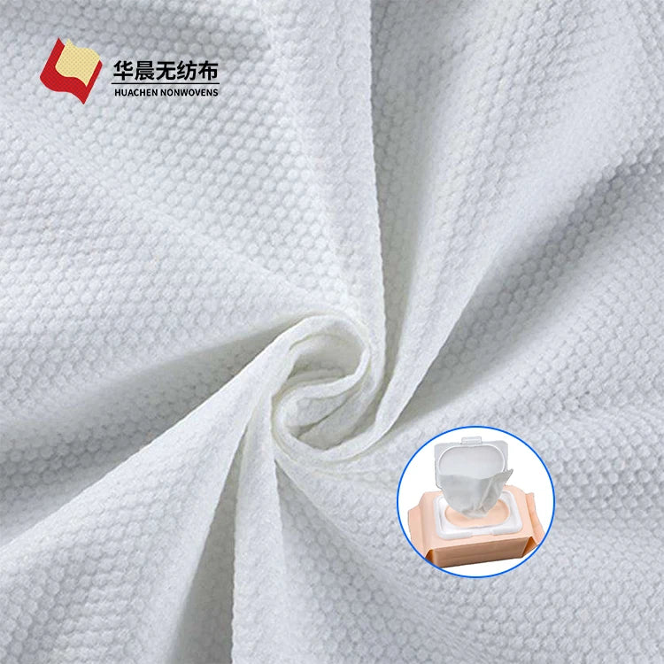 Viscose Polyester Colorful Printed Spunlaced Nonwoven Fabric for Wet Wipes