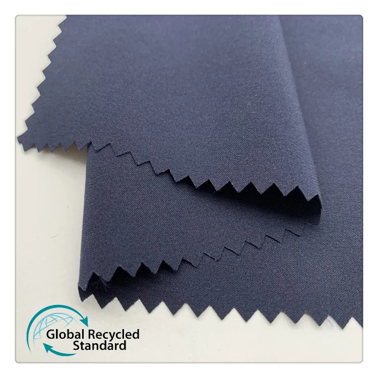 Eco-friendly 94% Recycled Polyester Fabric GRS 4 Way Stretch Fabric Recycled Ocean Plastic Breathable Moisture-wicking Fabric