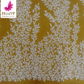 HY2728 Top 3D Beads Branch Design Women's Evening Dress White Lace Fabric Pearl Sequins Mesh
