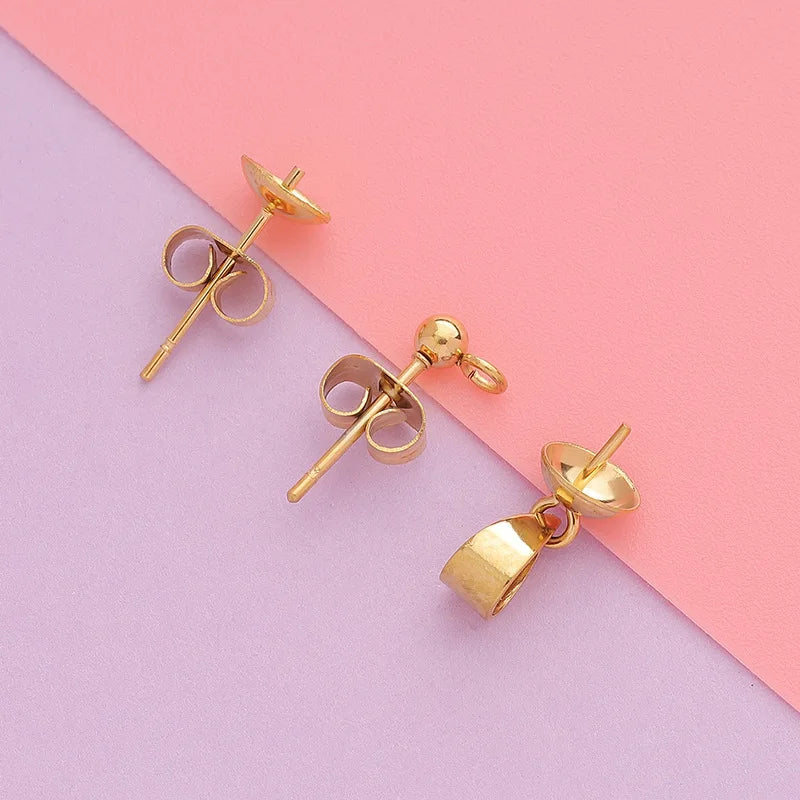 New Fashion Stainless Steel Earring Posts/Ear Nut Backs of Fashion Jewelry With for Women