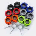 50mm Nylon Gym Accessories Magnetic Non-Slip Barbell Lock Collars Quick Grip Weightlifting Open Magnetic Clamp Training