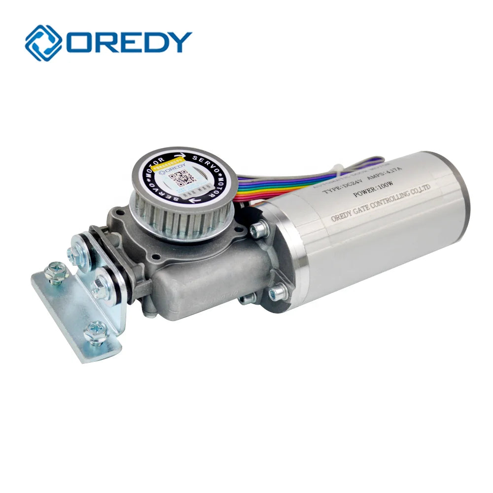 24V DC Silvery Electric Brushless Motors for Automatic Sliding Doors Modern Design for Hotels and Hospitals