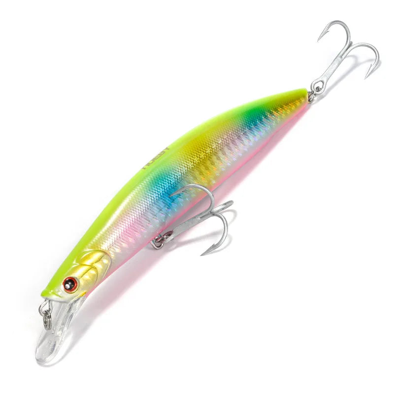 NOEBY 30g 135mm Suspending Rocky Caster Minnow Bait Sea Fishing Lure Hard Bait Stick Swimbait Pesca Isca