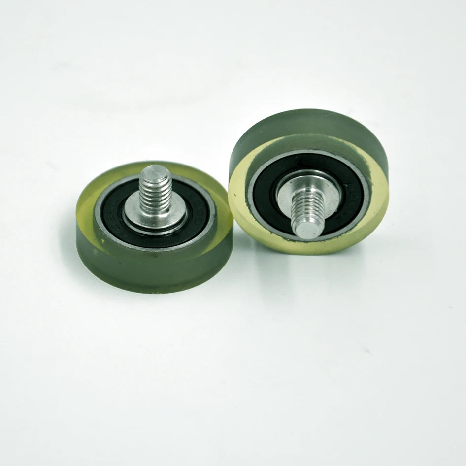 PU60828-7C1L8M6 Rubber Bar 608rs Bearing Polyurethane PU Roller Bearing M6x28x7 for Printing Machine