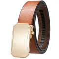 Factory Customized Luxury Genuine Leather Belt Cow Leather Rachet Automatic Belt