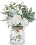 Eucalyptus Faux Plant Decoration Artificial Flower for Home Office Farmhouse Bathroom Dining Table Center Coffee Table