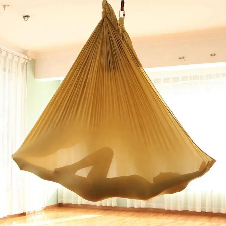 Wholesale High Quality Silk Fabric Aerial Yoga Hammock Set for Sale Super Anti-gravity Aerial Yoga Swing Wholesale
