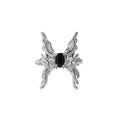 Fashion Jewelry Colour CZ Zircon butterfly Ring 925 Sterling Silver 925 Jewellery Rhodium Plated Adjustable Rings for Woman
