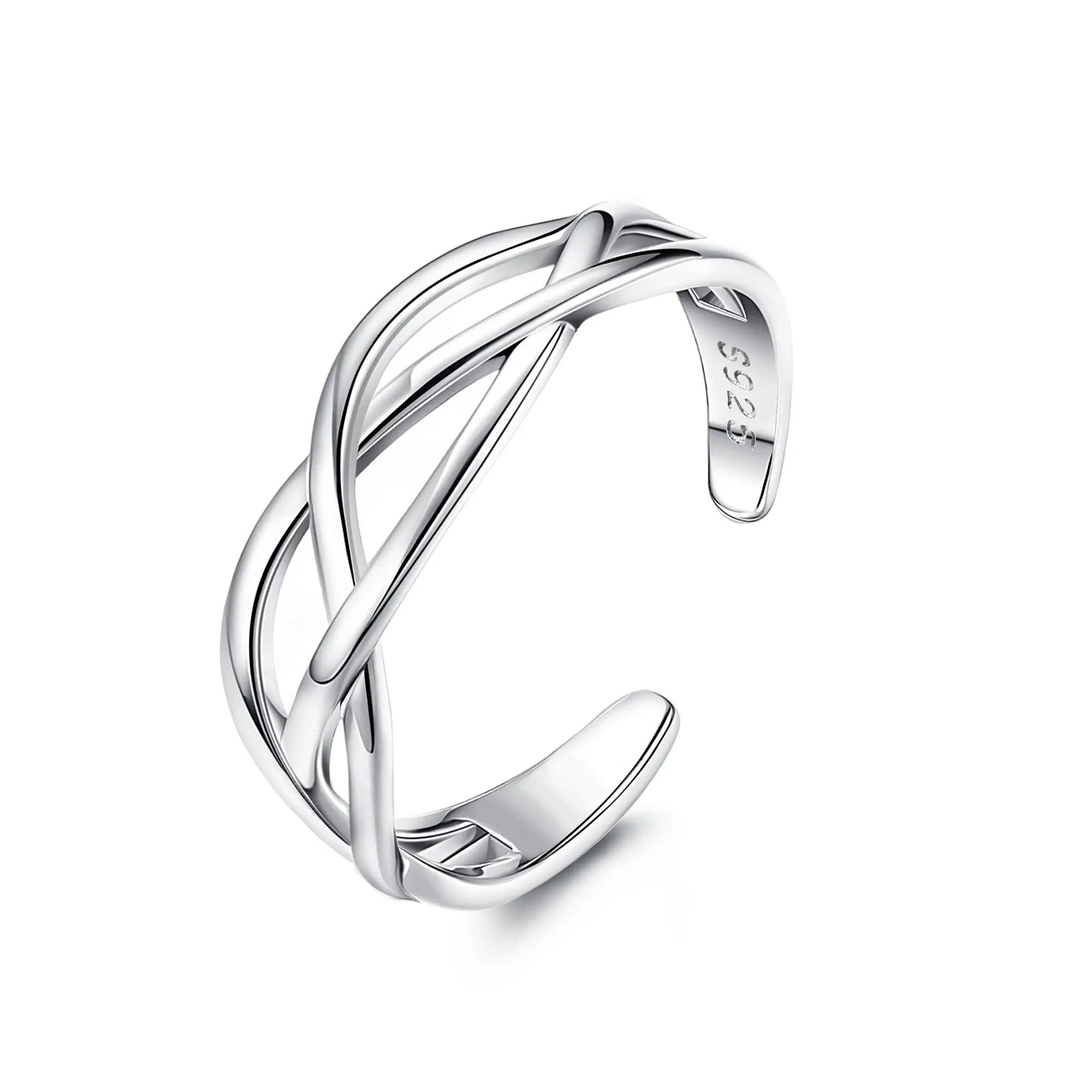 Custom Simple 925 Sterling Silver Fashion Jewelry Wholesale Toe Ring for Women
