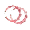 Popular New Colorful Transparent Resin Round Earrings Geometric Bamboo Acrylic Circle Big Hoop Earrings for Women Jewelry