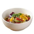 Unbreakable Restaurant Dinnerware Chinese Soup Serving 8 Inch Large White Round Melamine Salad Bowl