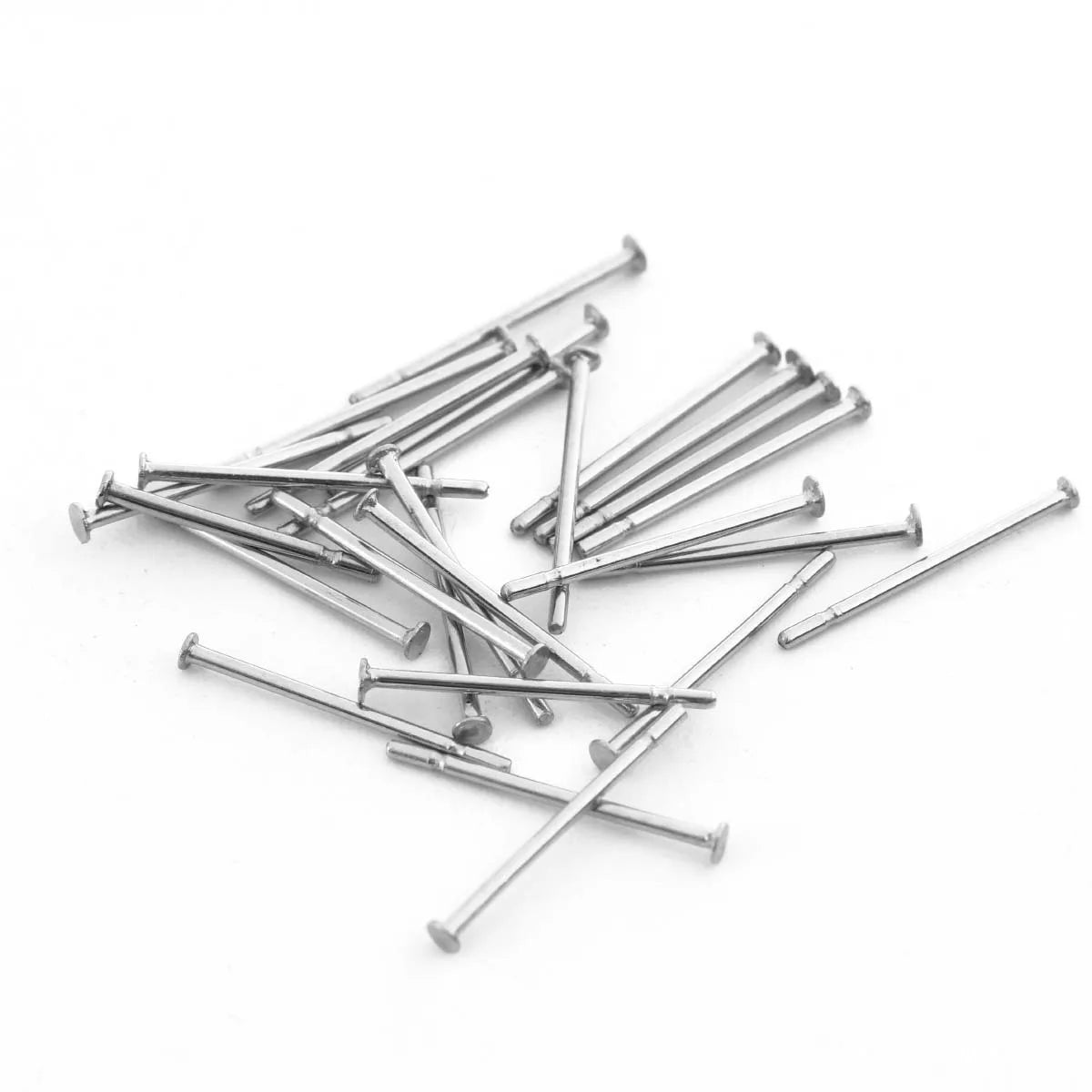 Stainless Steel Blank Cabochon Setting Cameo Earring Stud Base DIY Jewelry Making Surgical Steel Earring Stud Post