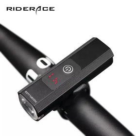 RIDERACE Bike Light Rainproof USB Rechargeable LED MTB Front Lamp Headlight Riding Aluminum Ultralight Flashlight Bicycle Light