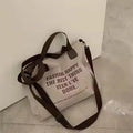 Large Capacity Customized Logo Fashion Cotton Canvas Women's Tote Hand Bag Portable Messenger Shoulder Bag Wholesale Women Bags