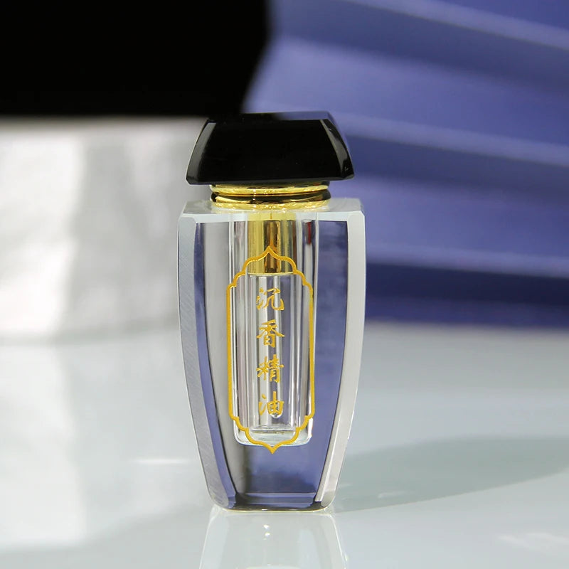 Wholesale High Quality Crystal Perfume Bottle Arabic Essential Oil Attar Oud Bottle