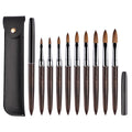 High Quality Kolinsky Germany Acrylic Nail Brush Crimped 100% Kolinsky Nails Brush