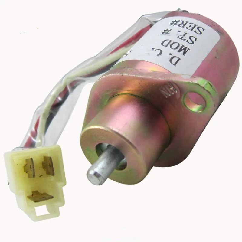 Excavator Parts 12V diesel Engine  Stop Solenoid Valve 2503531