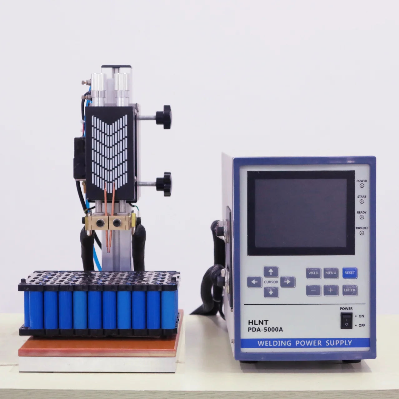 HLNT Lithium 18650 21700 Compact Benchtop High Quality Manual Lithium Ion Battery Spot Welder Welding Machine